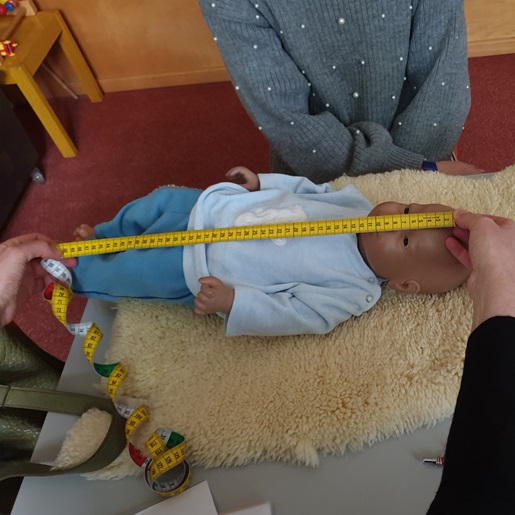 Babysimulation: Länge messen